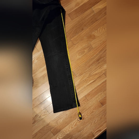 2PC MISS ME JEANS BLING WINGS SIZE 29 SKINNY & BOOT METALLIC NO SEPARATING - Picture 11 of 16